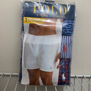 Polo Ralph Lauren, 3 classic fit woven boxers. New